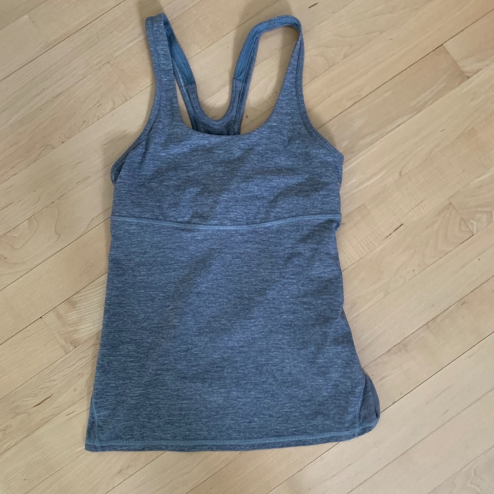 Lululemon Grey Racerback Tank